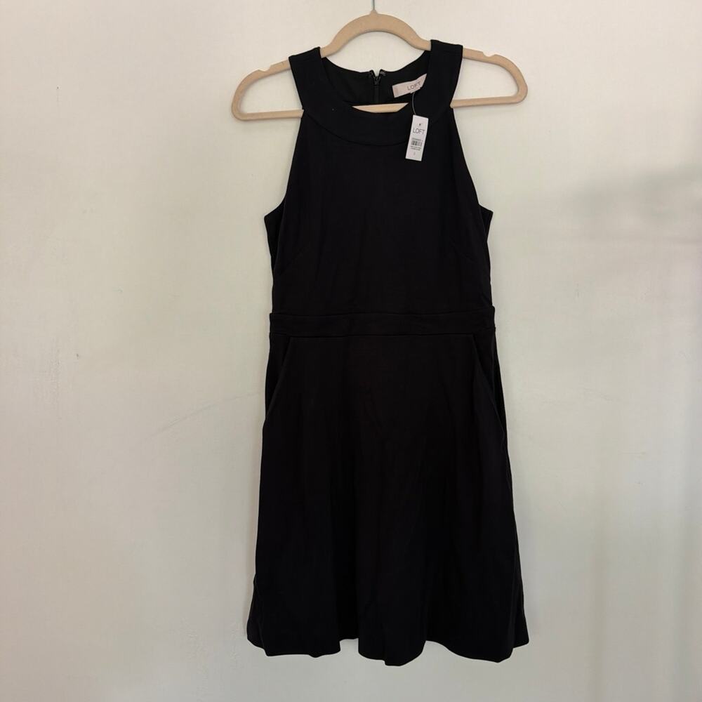 Ann Taylor LOFT Black Dress Size 2, New with tags